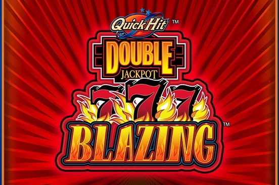 Game image: Quick Hit Double Jackpot Blazing 777's by Light & Wonder