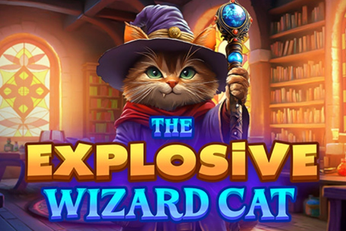 Game image: The Explosive Wizard Cat by MGA