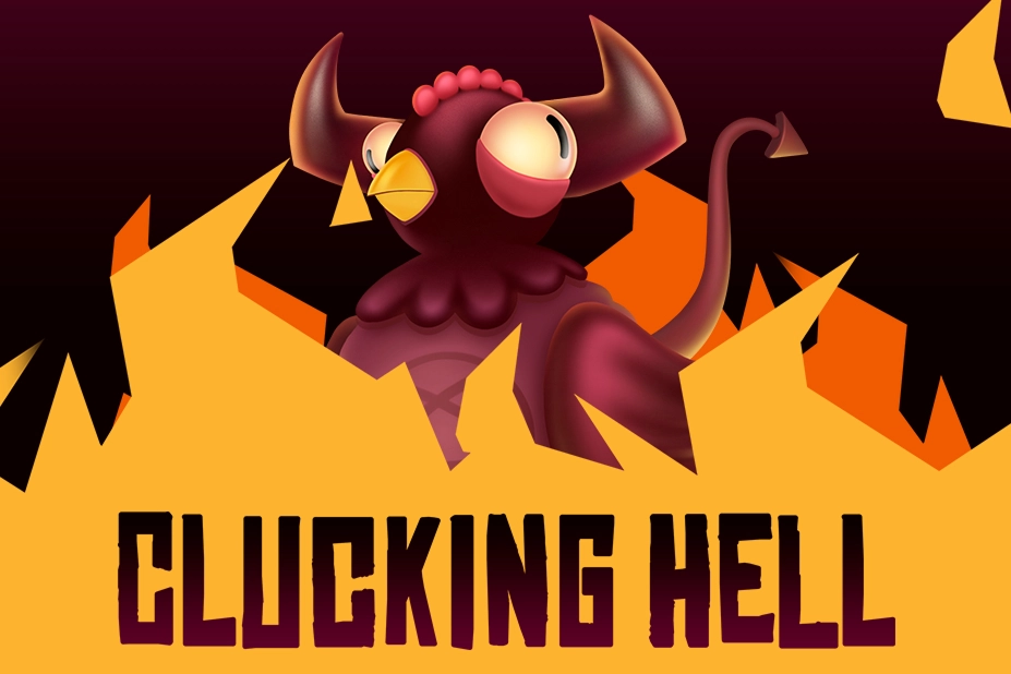 Game image: Clucking Hell by BGaming