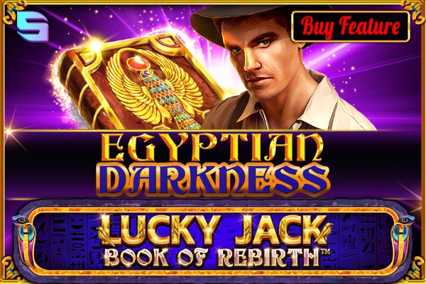 Thumbnail: Lucky Jack Book of Rebirth Egyptian Darkness by Spinomenal