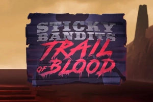 Game image: Sticky Bandits Trail of Blood by Quickspin