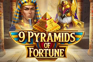 Spielbild: 9 Pyramids of Fortune von Stakelogic