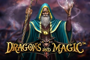 Game image: Dragons and Magic by Stakelogic