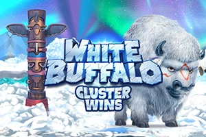 Spielbild: White Buffalo Cluster Wins von Stakelogic