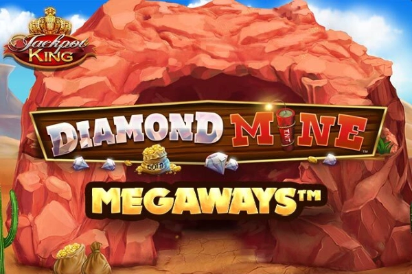 Game image: Diamond Mine Megaways Jackpot King by Blueprint Gaming