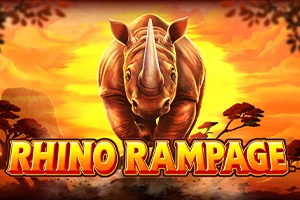 Game image: Rhino Rampage by Blueprint Gaming